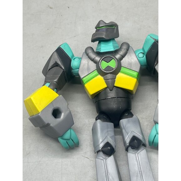 Ben 10 omni kix Armored Diamondhead action Figure gray 5" READ - Picture 6 of 9